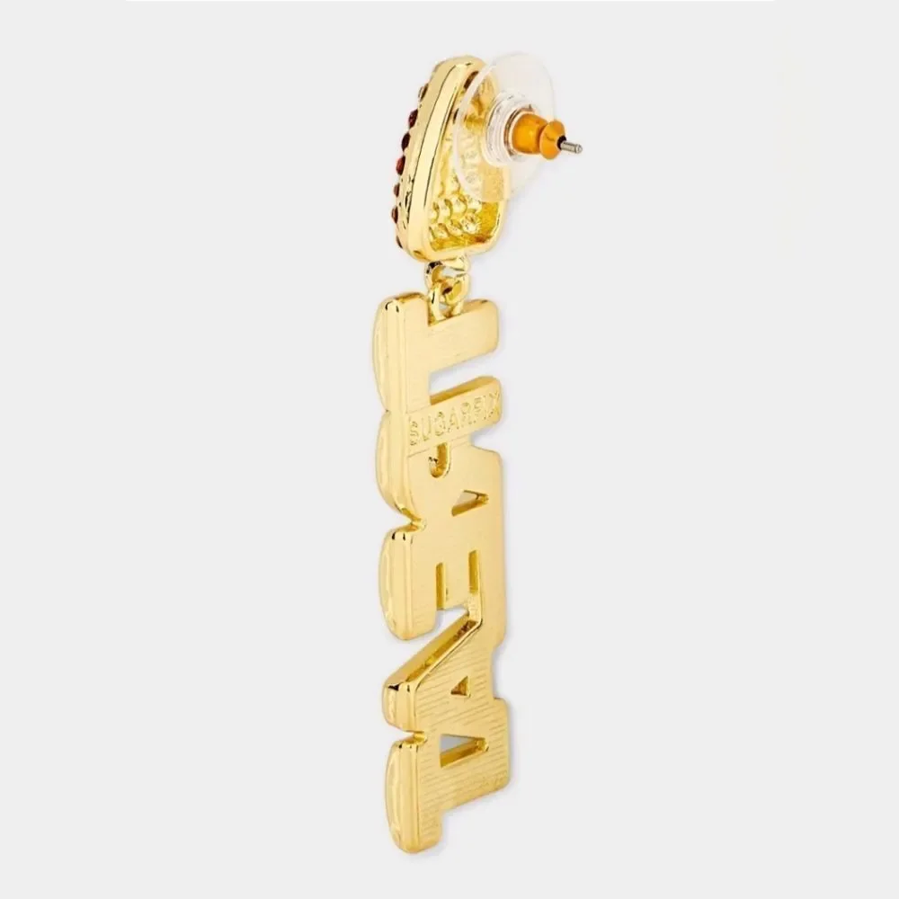 Sugarfix By Baublebar Earrings Bone Appetit Trick or Treat Candy Corn, New